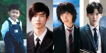 Ultah Saat Wamil, Ini 8 Potret Transformasi Lee Jong Suk yang Punya Senyum Khas dari Kecil - Jadi Pria Menawan