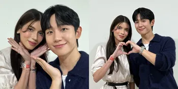 Sederet Potret Sabrinna Chairunnisa Foto Bareng Jung Hae In, Kontennya Parodikan Drakor LOVE NEXT DOOR Dipuji oleh Aktornya Langsung