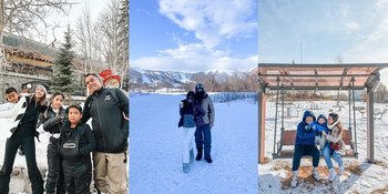 Sederet Seleb Liburan Akhir Tahun ke Luar Negeri, Hangat Bareng Keluarga - Asyik Main-Main Salju