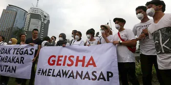 Sedih! Keponakan Aan Geisha Meninggal Karena Kabut Asap