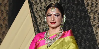 Selain Amitabh Bachchan, Rumah Rekha Juga Dilockdown Gara-Gara Virus Corona