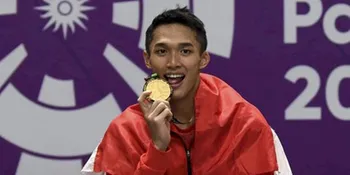 Selebrasi Buka Baju, Jonathan Christie Jadi Sorotan Media Asing