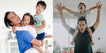 Sempat Sembunyikan Wajah Anaknya, Ini 7 Potret Kebersamaan Daniel Mananta Bareng Putra dan Putrinya