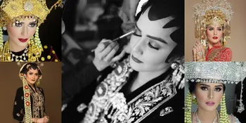 Senk Lotta Cantik dalam Balutan Busana Pengantin Tradisional