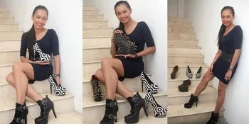 Sepatu Karya Shierly Rushworth Ada Yang Berbahan Emas 18 Karat