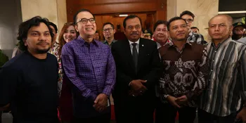 'Serbu' Kejaksaan Agung, Para Musisi Suarakan Anti Pembajakan