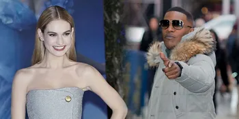 Sering Digoda Jamie Foxx, Lily James Jadi Risih?