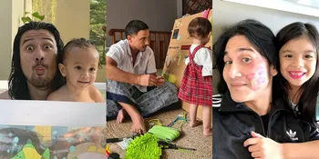 Sering Tampil Macho, 9 Seleb Tampan Ini Justru Berbanding Terbalik Saat Asuh Anak - Sweet Banget!