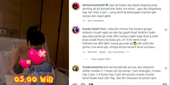 Sering Upload Video Menyusui Tanpa Busana, Denise Chariesta Beri Penjelasan dan Klarifikasi