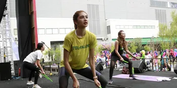 Seru Olahraga di Vidio Fair 2.0, Mikha Tambayong Ternyata Pernah Ingin Jadi Atlet