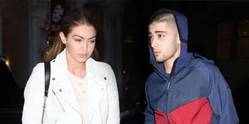Setelah Pesta, Gigi Hadid Tertangkap Kamera Cium Mesra Zayn Malik