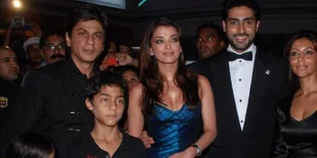 Shahrukh Khan Rayakan Tahun Baru Bersama Aishwarya Rai di Dubai