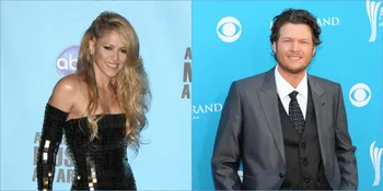 Shakira 'Jaga Jarak' Dengan Blake Shelton di Panggung The Voice