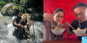 Sheryl Sheinafia Quality Time Bareng Ayah di Sukabumi, Sampai Main di Sungai dan Makan Mie Ayam