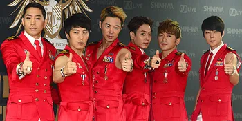 Shinhwa Kedapatan Tengah Syuting Running Man