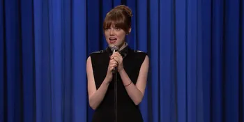 Si Cantik Emma Stone Lomba Lypsync, Menggemaskan!