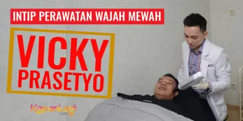 Simak Momen Saat Vicky Prasetyo Perawatan Muka, Biar Lebih Kinclong!