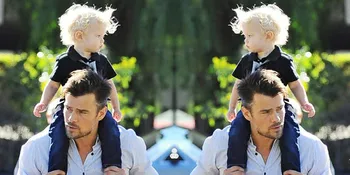 So Sweet! Saat Josh Duhamel Bonceng Anaknya Naik Sepeda