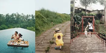 Status Gunung Agung Awas, Keluarga Ringgo Agus Liburan di Bali