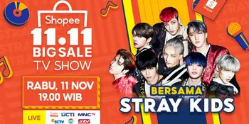 STAY Alert! Stray Kids Bakal Tampil dalam TV Show Shopee 11.11 Big Sale Malam Ini