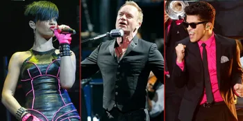 Sting - Rihanna - Bruno Mars Kolaborasi di Grammy Awards 2013!