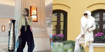 Stylish dan Branded Abis! Gaya Hijab Syahrini vs Olla Ramlan, Siapa Pilihanmu?