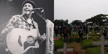 Suasana Haru Pemakaman Glenn Fredly, Para Pelayat yang Hadir Diminta Saling Jaga Jarak