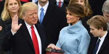 Sudah Dilantik, Donald Trump Resmi Jadi Presiden AS Ke-45