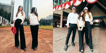 Sudah Gadis, Ini 7 Potret Mikhayla Anak Nia Ramadhani Ikut Upacara - Gaya Sebelas Dua Belas dengan sang Ibu