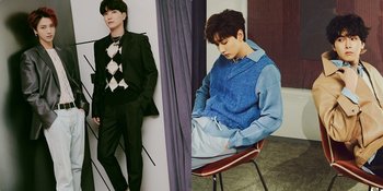 Super Ganteng! Leeteuk, Yesung, Eunhyuk, dan Ryeowook Super Junior Rilis Hasil Pemotretan dengan Majalah 'Single'