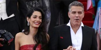 Super Mesra! Amal &#38; George Clooney Ciuman di Depan Umum