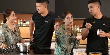 Sweet Kebangetan, Ini 7 Potret Nikita Willy Salting Dilihat Suami Saat Masak