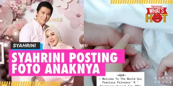 Syahrini Perdana Posting Foto Anaknya Pasca Melahirkan, Tak Kelihatan Wajah Namun Menggemaskan