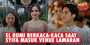 Syifa Hadju Berjalan Menuju Venue Lamaran, El Rumi Menunggu Dengan Penuh Haru & Mata Berkaca-Kaca