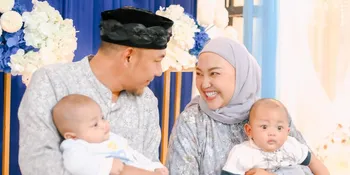 Tak Kuat Gendong Lama, Suami Mpok Alpa Kenang Mendiang di Ultah Pertama Si Kembar