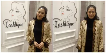 Tampak Berbeda, Widi Vierratale Punya Bulu Mata Hingga 14 Milimeter