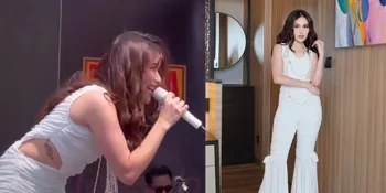 Tampil di Panggung Kenakan Jumpsuit Putih, Tatonya Jadi Sorotan Netizen!