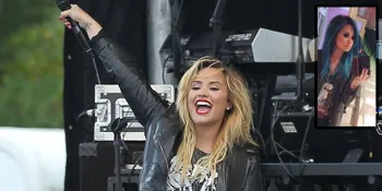 Tampilkan Lagu Baru, Demi Lovato Pilih Berambut Biru