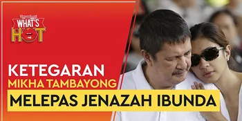 Tangis Mikha Tambayong di Pemakaman Sang Mama