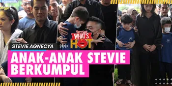 Tangisan Anak-Anak Stevie Agnecya Di Atas Makam, Anggi Pratama: Minta Doanya Ya