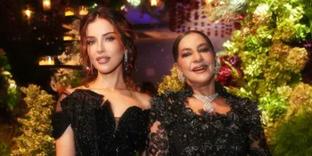 Tasya Farasya dan Ibu Ala Kompak Serba Hitam di Acara Kondangan