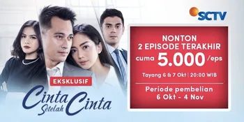 Tayang Eksklusif di Vidio, Saksikan Episode Terakhir Sinetron 'CINTA KARENA CINTA'