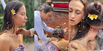 Tegaskan Bukan Ritual Pindah Agama, Intip Potret Pevita Pearce Lakukan Prosesi Spiritual Adat Bali - Sempat Histeris Hadapi Trauma