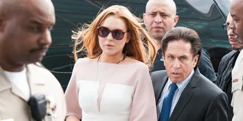 Telat Datang ke Pengadilan, Lindsay Lohan Disiram Glitter