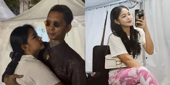 Temani Young Lex Manggung, Eriska Nakesya Tampil Sederhana - Outfit Kaos dan Celana Panjang Koloran