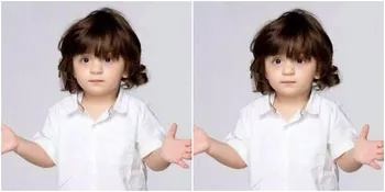 Terlalu Nggemesin, AbRam Khan Jadi 'Korban' Dua Gadis Ini