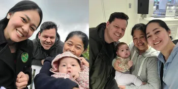 Terpisah Benua, 7 Potret Bahagia Ibunda Gracia Indri Bareng Cucu - Nangis Saat Harus Berpisah