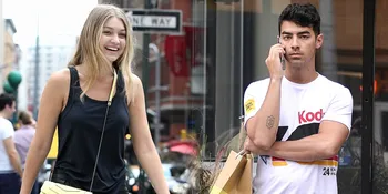 Tertangkap Kamera! Gigi Hadid - Joe Jonas Ciuman di Depan Umum