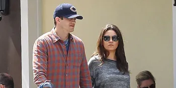 Tertangkap Kamera Saat Ciuman, Ashton-Mila Malu-Malu
