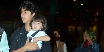 Tertegun Mata Menerawang, AbRam Khan Makin Imut dan Menggemaskan